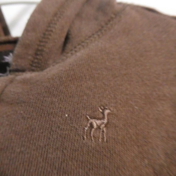 Retro OLD NAVY | 3T | Brown Hooded Zip-Up Sweatshirt Jacket | NWOT - Picture 7 of 16